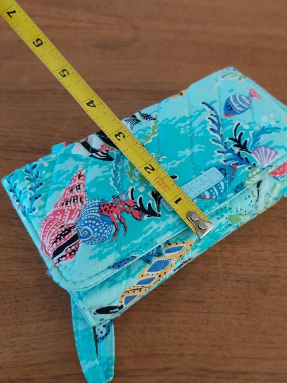 SOLD Vera Bradley Quilted Wristlet Wallet in Antilles Treasure - Picture 7 of 7
